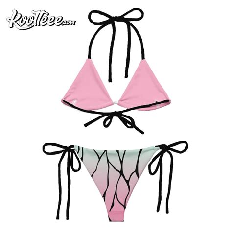 Hashira Shinobu Kocho Demon Slayer Bikini Set Swimsuit