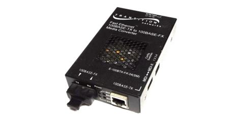 Transition Networks E Btx Fx Fast Ethernet Media Converter