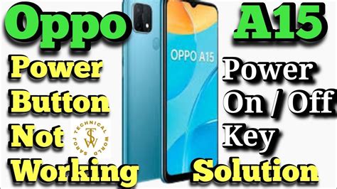 Oppo A15 On Off Button Not Working Problem Solution Oppo A15 Power