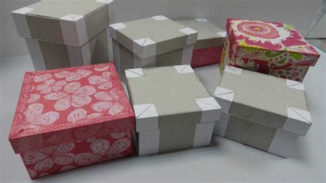 Коробка своими руками из картона с крышкой для подарка квадратная - 67 фото