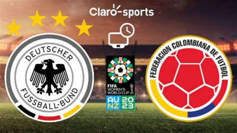 Alemania vs Colombia en vivo Horario y dónde ver el partido de las