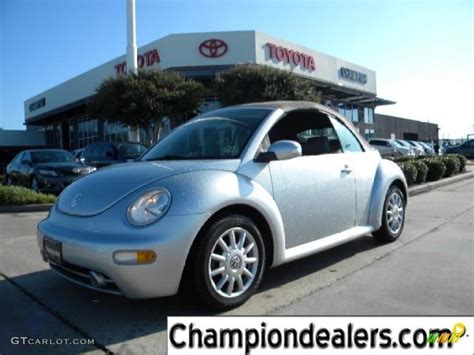 2004 Reflex Silver Metallic Volkswagen New Beetle Gls Convertible 57874814 Car