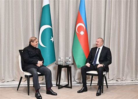 President Ilham Aliyev Meets With Prime Minister Of Pakistan In Astana