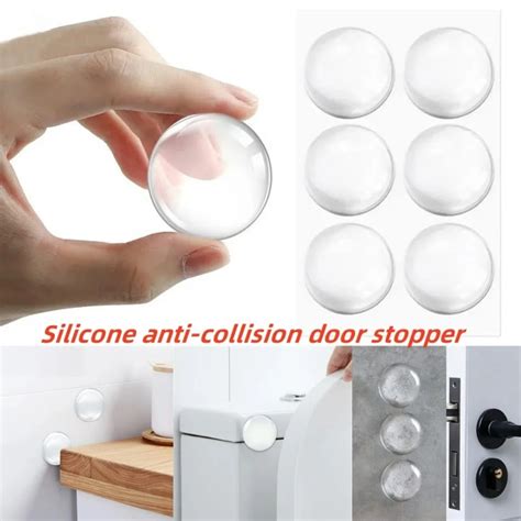 Pare Chocs De Porte En Silicone Souple Transparent Autocollants Auto