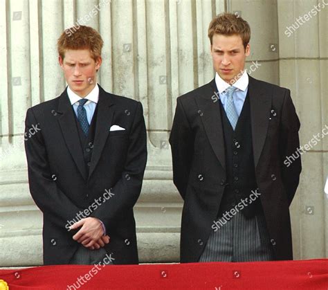 Prince Harry Prince William On Balcony Editorial Stock Photo - Stock Image | Shutterstock