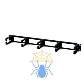 Кабельный организатор с пластиковыми кольцами 70x44 мм 19" 1U Hyperline ...