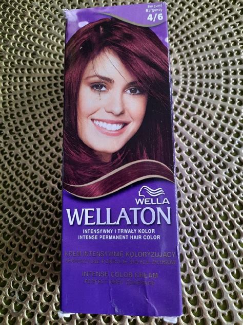 Farba do wlosow Wellaton 4 6 burgund 50ml | Oleśnica | Kup teraz na ...