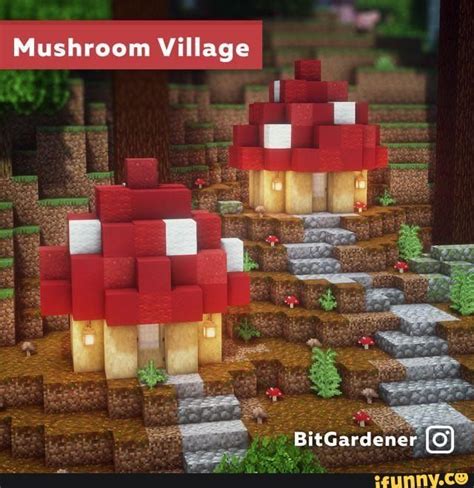 Mushroom village i bitgardener – Artofit