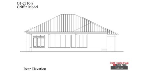 South Florida Design Griffin House Plan (G1-2710-S)