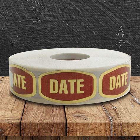 Date Labels 1000 Stickers