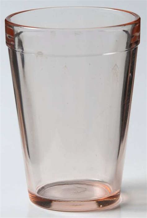 Optic Pink Oz Flat Tumbler By Hazel Atlas Replacements Ltd