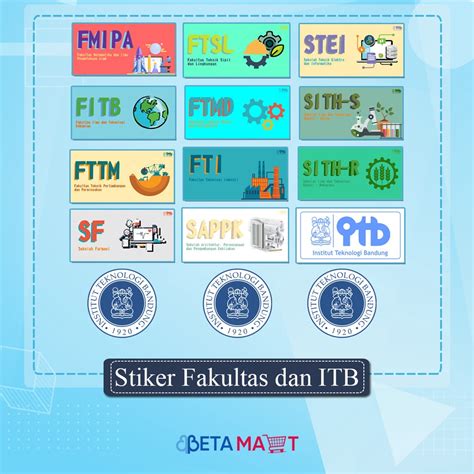 Jual Stiker Itb Dan Fakultas Fakultas Di Itb Shopee Indonesia