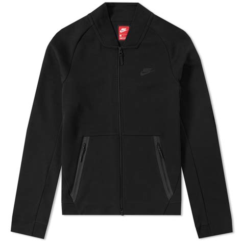 Nike Tech Fleece Varsity Jacket Black End