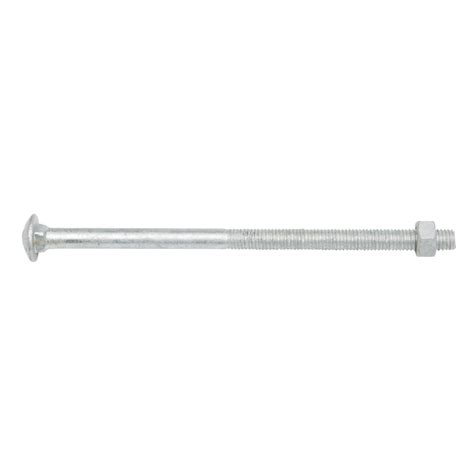 Zenith M X Mm Hot Dipped Galvanised Cup Head Bolt And Nut