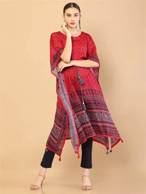 Buy Soch Red A Line Midi Dress Ethnic Dresses For Women 18245908 Myntra