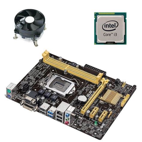 Kit Placa De Baza Asus H81M E M52AD DP MB Intel Core I3 4170 Cooler