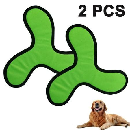 Dog Frisbee Toy, 2PCS Oxford Fabric Triangle Bite Resistant Frisbee Toy ...