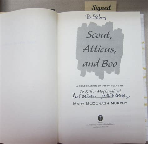 Scout Atticus And Boo A Celebration Of Fifty Years Of To Kill A Mockingbird Mary Mcdonagh