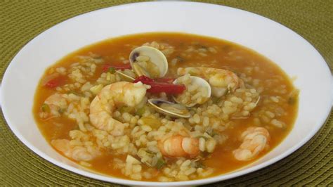 ARROZ MELOSO CON LANGOSTINOS Y ALMEJAS YouTube