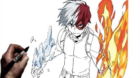 25 Easy Todoroki Drawing Ideas How To Draw Todoroki