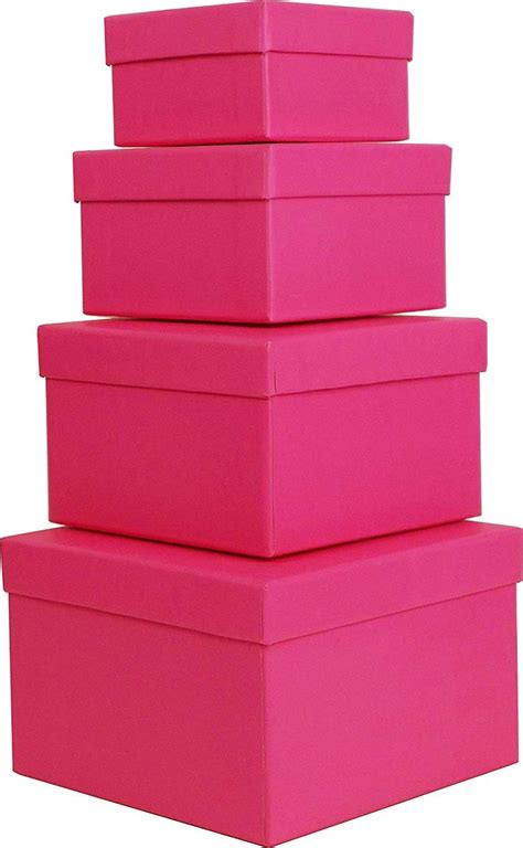 Cypress Lane Square Rigid Gift Boxes A Nested Set Of X X To