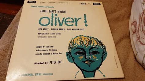 Original Cast Recording Oliver Lionel Bart Musical Vinyl Decca Lk