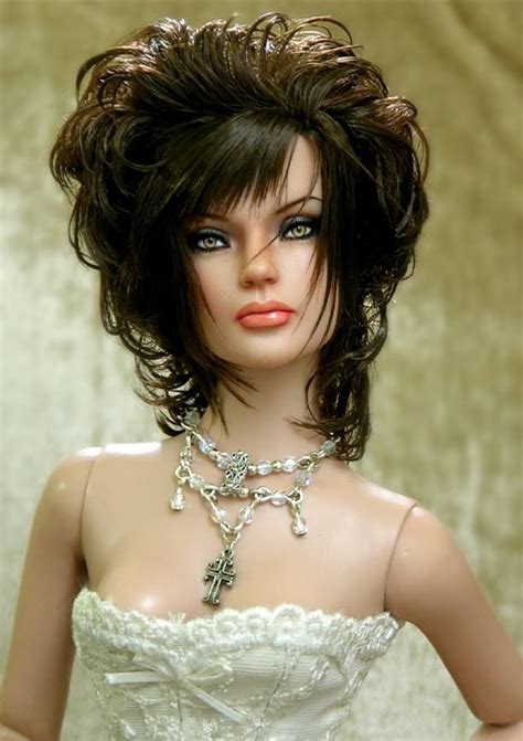 Hair and make up style - 16 inch non celebrity custom doll repaint ...