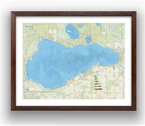 New Map Of Shawano Lake Loon Lake And Surrounding Area