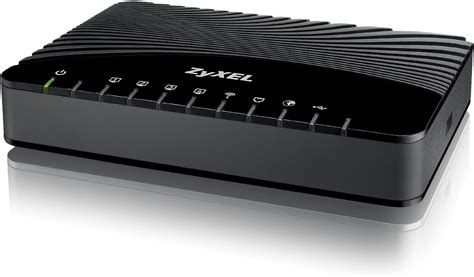Zyxel VDSL2 Wireless Modem mit Router und 4FE-LAN Ports, 1 USB-Port ...