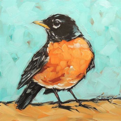 Robin Bird Painting At PaintingValley Explore Collection Of Robin