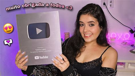 UNBOXING PLACA DE 100 MIL INSCRITOS YouTube