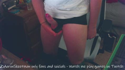 Playing With My Hard Dick In Tight Panties Aaron Skeetman Pornhub Gay
