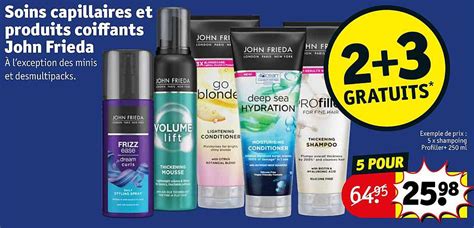 Promo Soins Capillaires Et Produits Coiffants John Frieda Chez Kruidvat