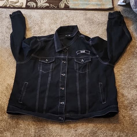 Hot Topic Jackets Coats Hot Topic Dead Inside Jean Jacket Poshmark