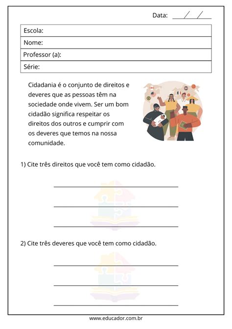 Atividade De Cidadania