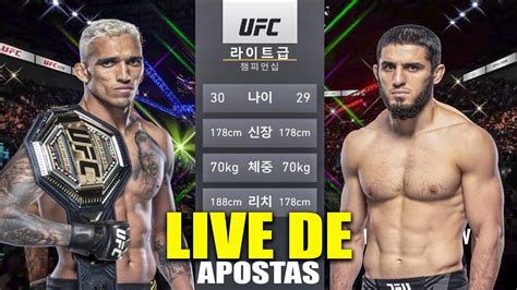 UFC 280 AO VIVO Charles do Bronx VS Islam Makhachev ANÁLISE DAS