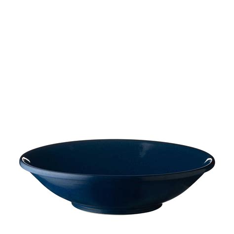 Extra Large Classic Curved Serving Bowl Varied Blue | Jenggala Keramik ...