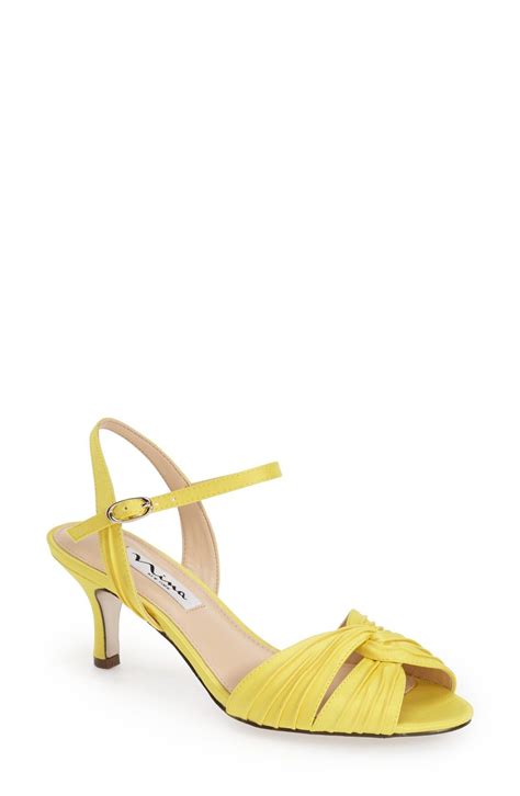 Nina Camille Pleated Sandal Women Available At Nordstrom Pleated