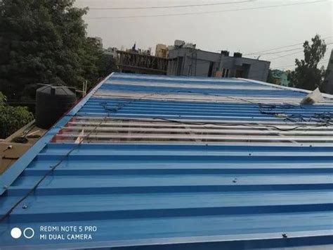 Bhushan Steel Galvanised Colour Coated Roofing Sheet Thickness 45