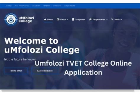 Umfolozi College Online Application 2024 2025 Step By Step Guide