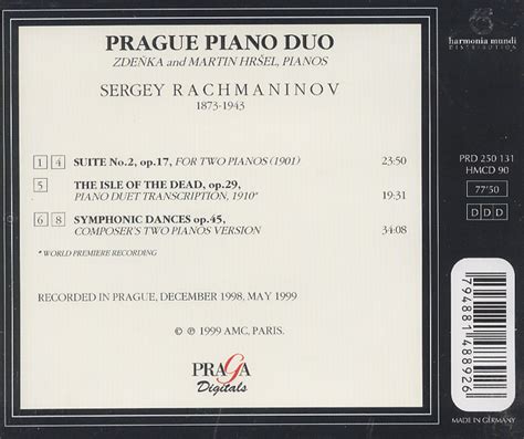 Prague Piano Duo Rachmaninov Suite No Symphonic