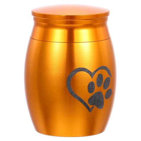 Eease Small Pet Cremation Urn Stainless Steel Ashes Holder Remembrance