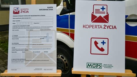 Koperta życia może uratować życie seniora Rusza kolejna edycja akcji