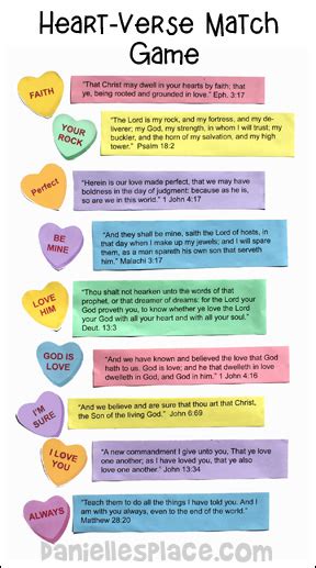 Bible Lesson Crafts And Bible Games About Love For Childrens Ministry