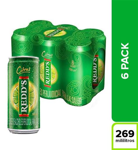 Cerveza Redds Sixpack X 6 Unds 269 Ml Cu