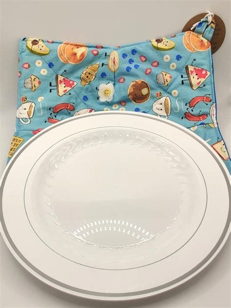 Microwave Plate Holder Plate Cozy Hot Pad Cozy Microwave Plate Cozy Fabric Bowl Cozy Pot