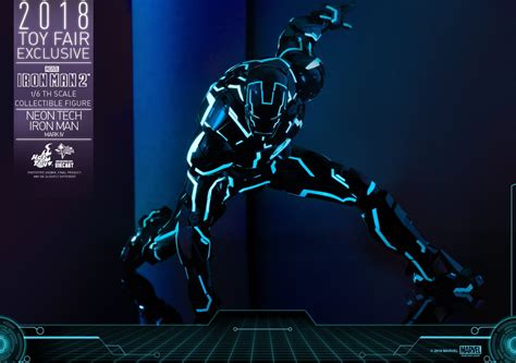 Hot Toys Neon Tech Iron Man Mark IV Toy Fair Exclusive