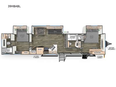 New Destination Trailers - Two Full Baths