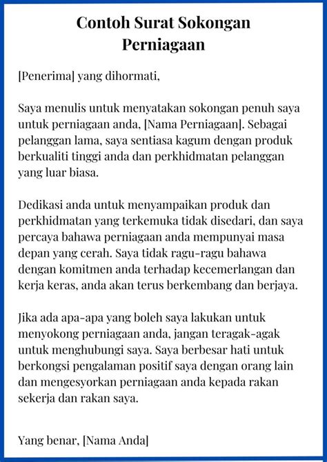 Surat Perjanjian Perkongsian Perniagaan Format Dan Contoh