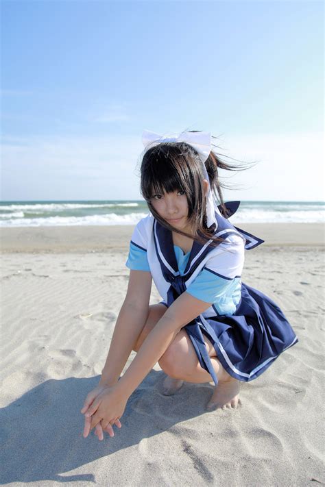 Love Plus Takane Manaka Seifuku Bikini Cosplay By Enako Sankaku Complex